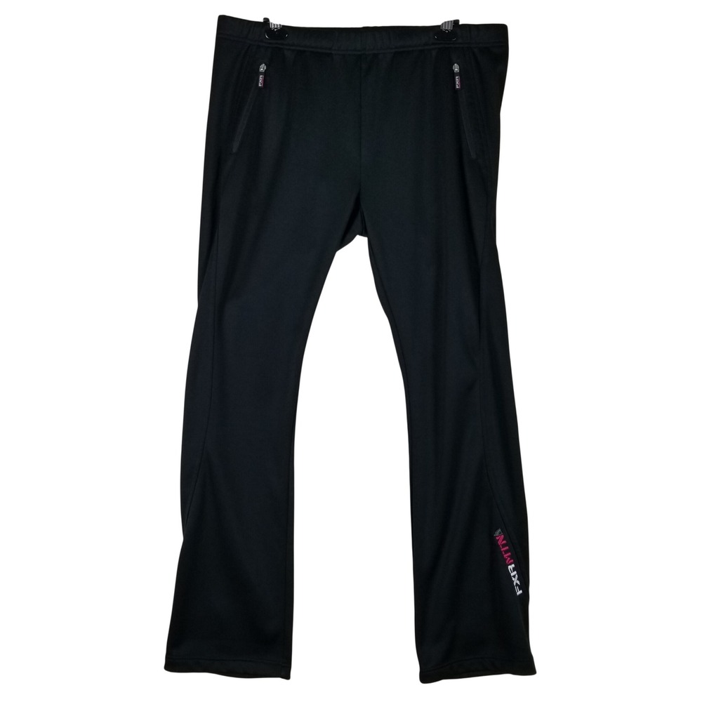 FXR Mountain Performance Pants Womens 16 Black Fleece Lined Zipper Pockets Logo